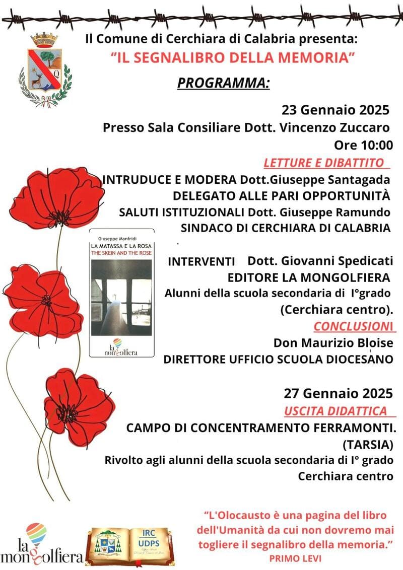 Presentazione IL SEGNALIBRO DELLA MEMORIA